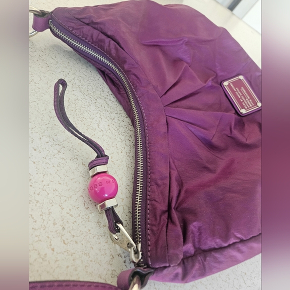 Marc Jacobs Shimmering Purple Shoulder Bag - Picture 2 of 7